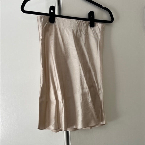 Aritzia Babaton Silky Mini Champagne Skirt - Picture 1 of 3